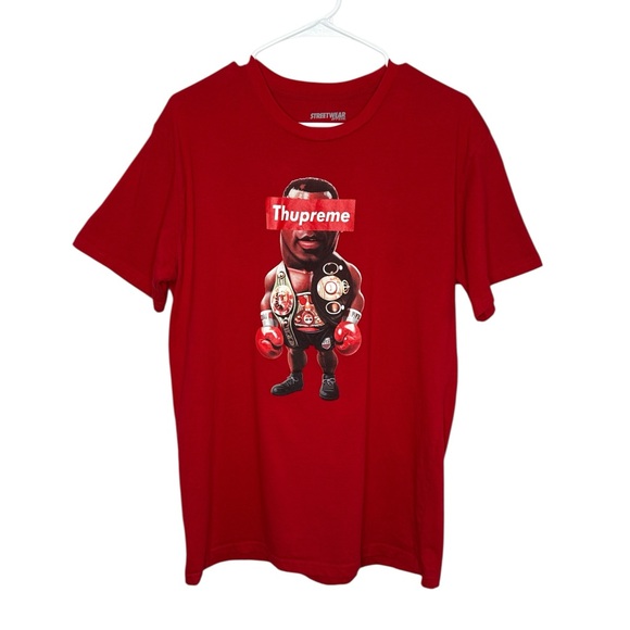 streetwear official Other - Streetwear Official Men's Red "Thupreme" Mike Tyson T-Shirt Large